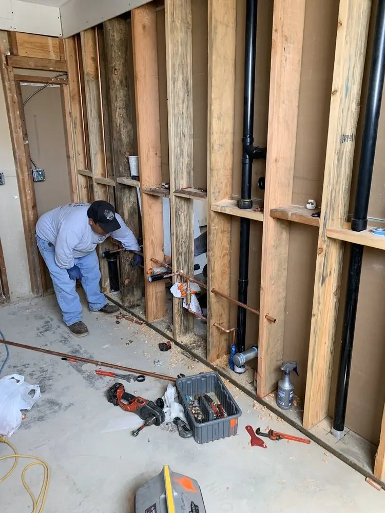 Commercial rough-in plumbing for Water Heater Replacement in Winchester Center